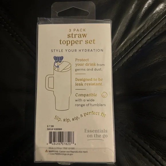 Colorful Straw Topper Set - Picture 2 of 2